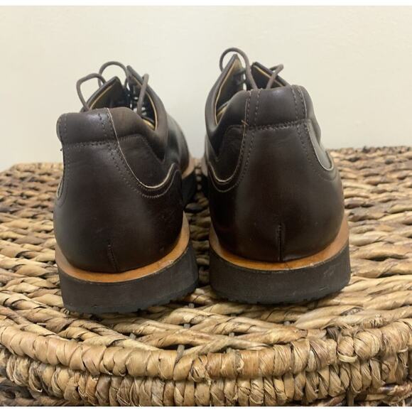 Bally Rutger Italian Oxford Lace Up Luxury Leather Soft Shoes Old Money 8.5 E - Picture 4 of 10